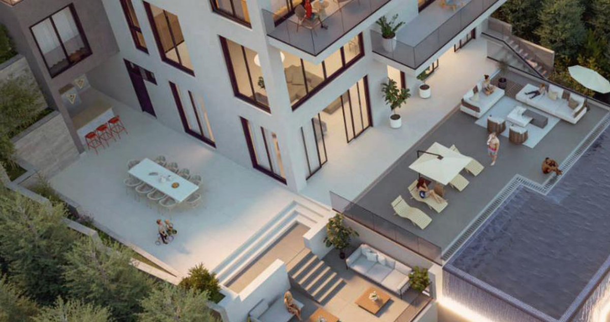 Opatija Riviera — aerial